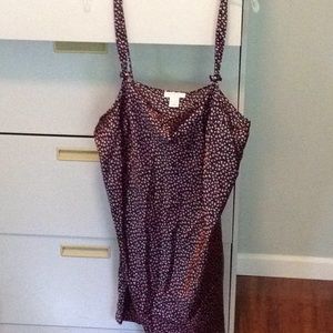 Cute heart pattern shortie nightie in satin